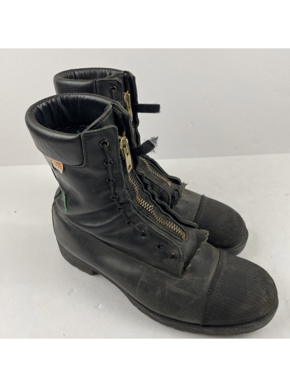 Black Diamond NFPA Steel Toe Firefighter Boots Mens 12 XW Front Zip Crosstech